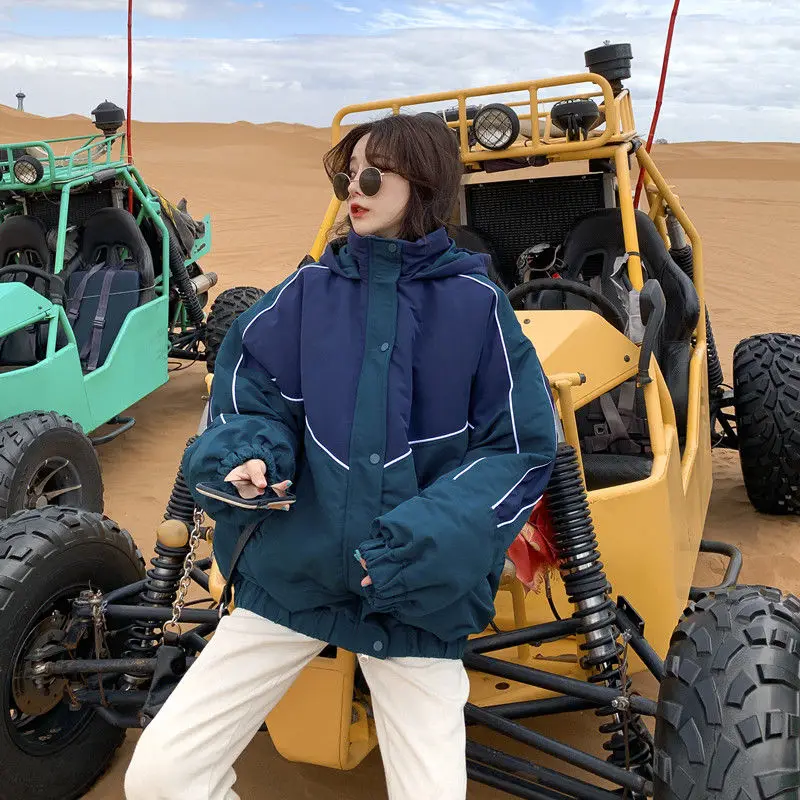Green Patchwork Thick Padding Women's Jackets Hoodie Quilted Padded Female Coats Fashion 2023 Y2k Lightweight Aesthetic Luxury
Green Patchwork Thick Padding Women's Jackets Hoodie Quilted Padded Female Coats Fashion 2023 Y2k Lightweight Aesthetic Luxury