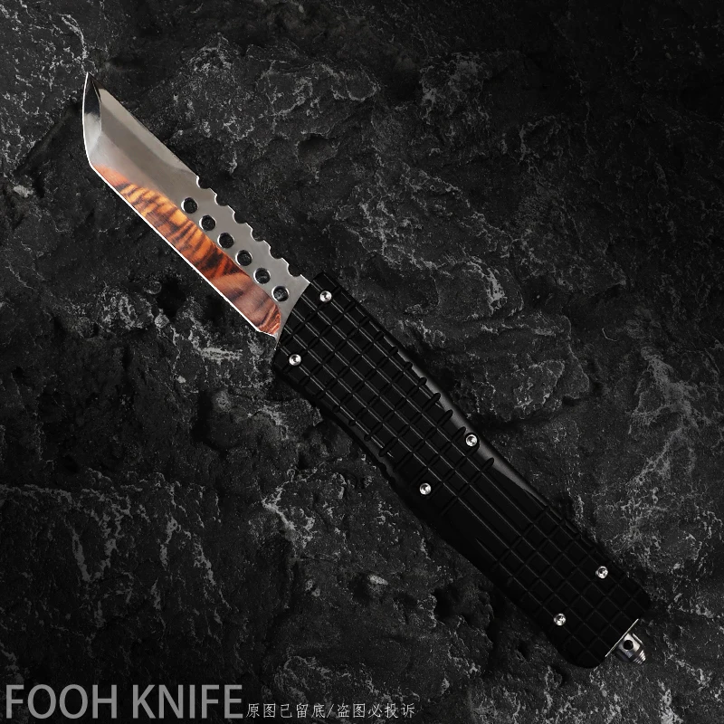 

High End Mirror Blade CT-D CTD COMBAT TROODON DELTA Knife MICRO OTF TECH Tactical Pocket Knife EDC Self Defense Pocketknife