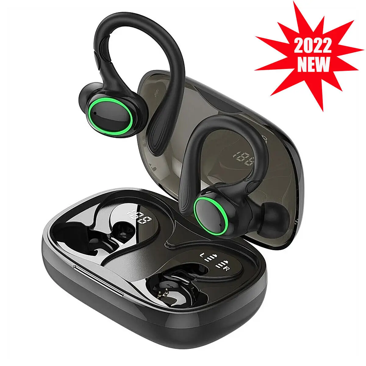 Bluetooth 5.1 Headsets Wireless Earphones Earbuds Headphones Stereo Ear Hook New
Bluetooth 5.1 Headsets Wireless Earphones Earbuds Headphones Stereo Ear Hook New