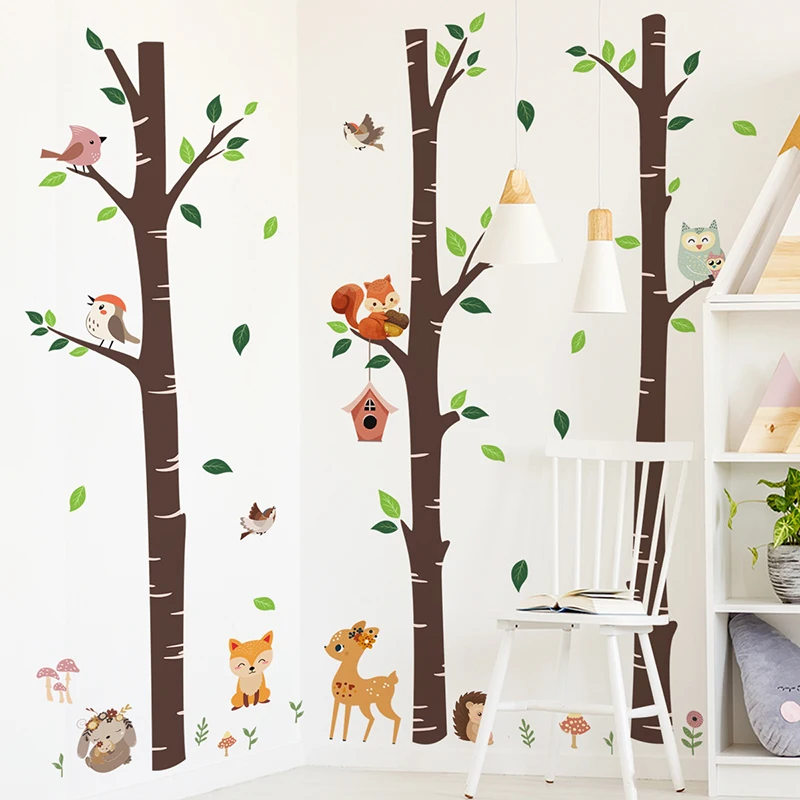 Large Size 178cmx172cm Cartoon Tree and Forest Animals Wall Stickers for Kids Room Baby Nuresry Room Bedroom Wall Decals Sticker
Large Size 178cmx172cm Cartoon Tree and Forest Animals Wall Stickers for Kids Room Baby Nuresry Room Bedroom Wall Decals Sticker