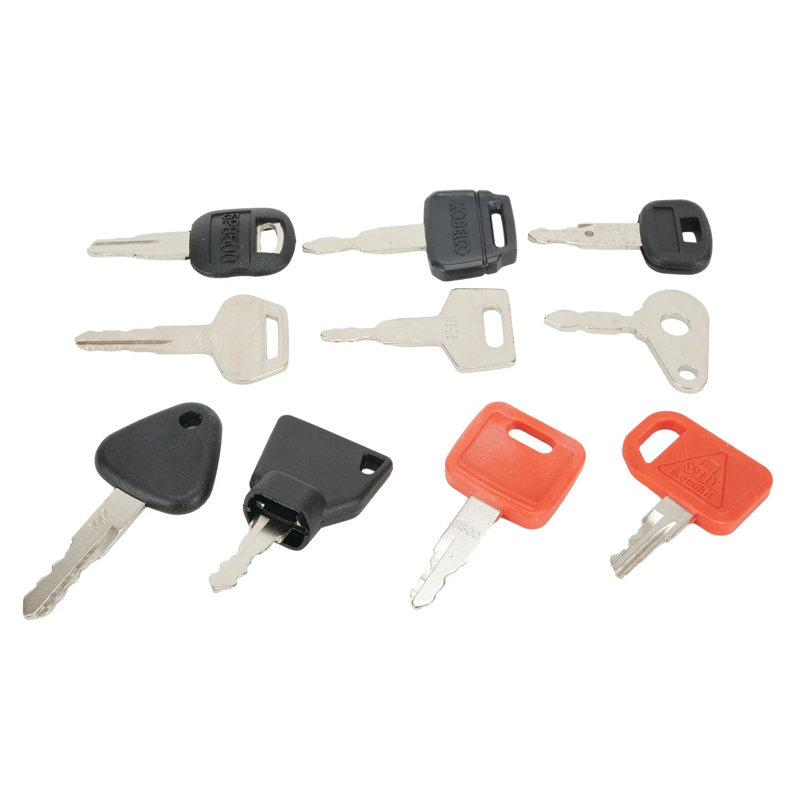 10Pcs Ignition Keys Excavator Construction Machinery Key Kit T250 787 H800 459A 5P8500 K250 777 Master Key Ignition Set
10Pcs Ignition Keys Excavator Construction Machinery Key Kit T250 787 H800 459A 5P8500 K250 777 Master Key Ignition Set