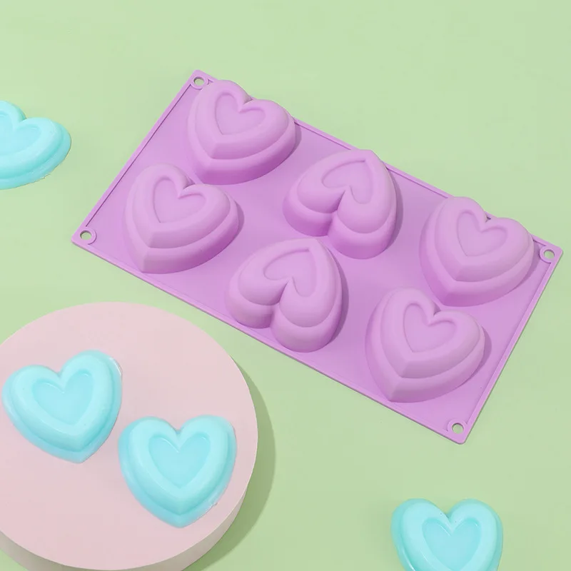 New Double Layer Love Molds Silicone Food Grade Non-stick Cake Baking Design Candy Mold SILICON 3D Mold Kitchen Gadget DIY
New Double Layer Love Molds Silicone Food Grade Non-stick Cake Baking Design Candy Mold SILICON 3D Mold Kitchen Gadget DIY