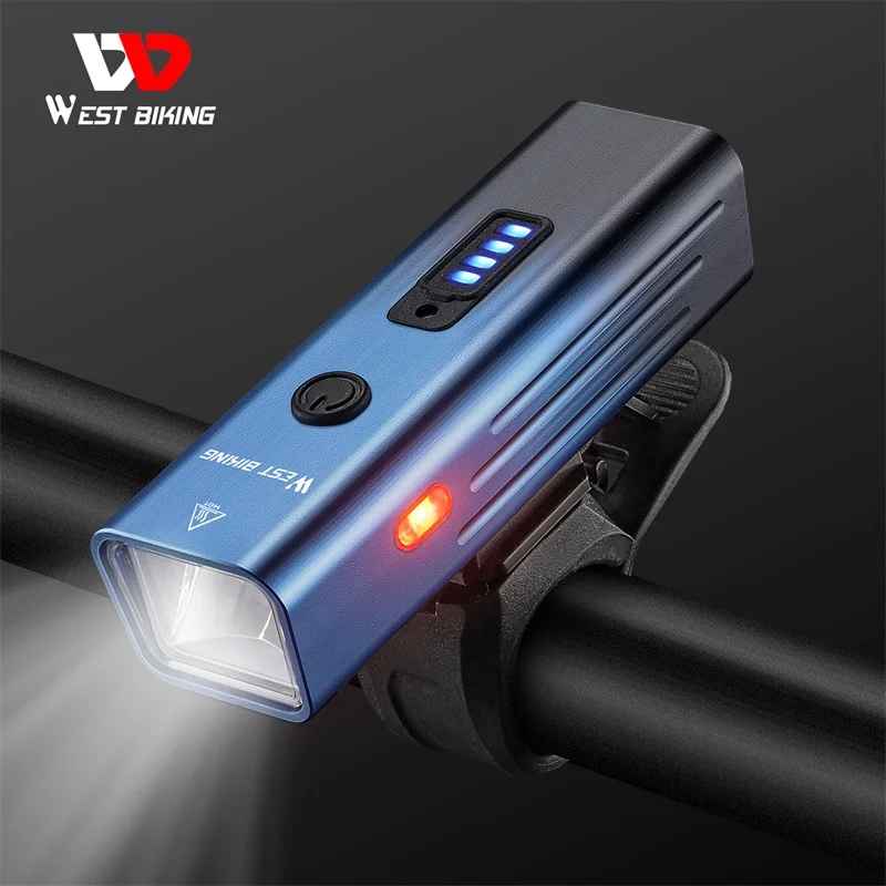 WEST BIKING Colorful Bicycle Light Type-C Charging Smart Light Sensing LED Bike Headlight Waterproof MTB Road Bike Front Light
WEST BIKING Colorful Bicycle Light Type-C Charging Smart Light Sensing LED Bike Headlight Waterproof MTB Road Bike Front Light