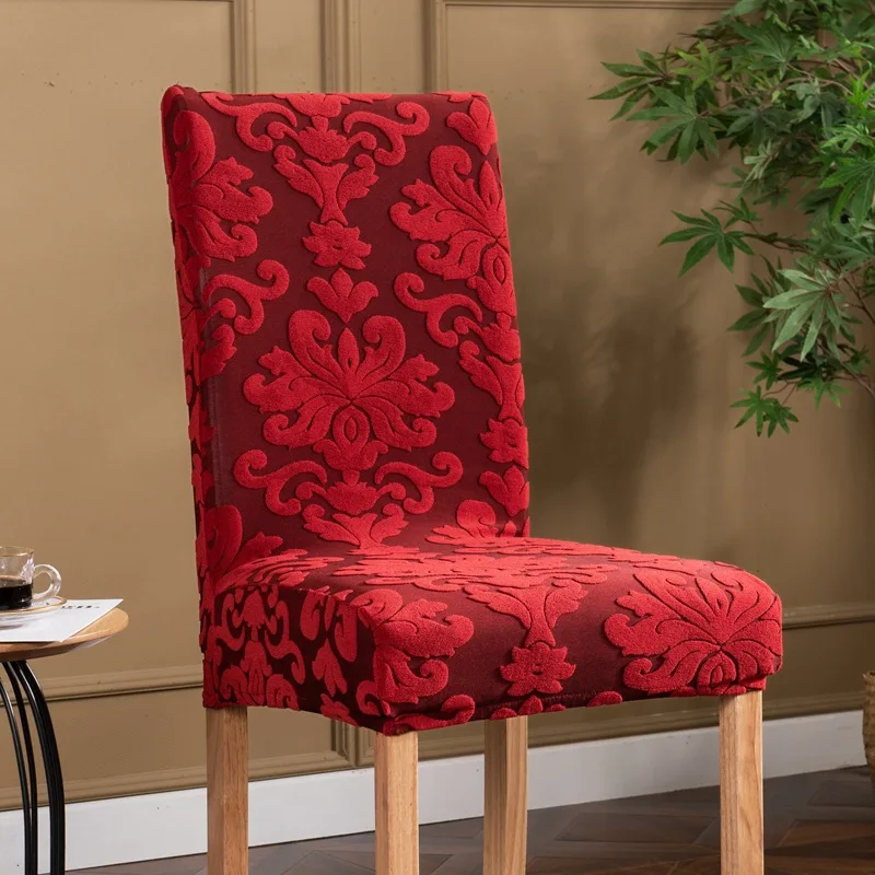 Jacquard Fabric Chair Cover for Dining Room, Retro Seat Cushion, Luxury Fabric, Wedding, Restaurant, Hotel, Bar
Jacquard Fabric Chair Cover for Dining Room, Retro Seat Cushion, Luxury Fabric, Wedding, Restaurant, Hotel, Bar