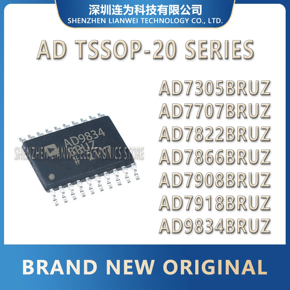AD7305BRUZ AD7707BRUZ AD7822BRUZ AD7866BRUZ AD7908BRUZ AD7918BRUZ AD9834BRUZ AD7305 AD7707 AD7822 AD7866 AD7908 AD IC Chip
AD7305BRUZ AD7707BRUZ AD7822BRUZ AD7866BRUZ AD7908BRUZ AD7918BRUZ AD9834BRUZ AD7305 AD7707 AD7822 AD7866 AD7908 AD IC Chip
