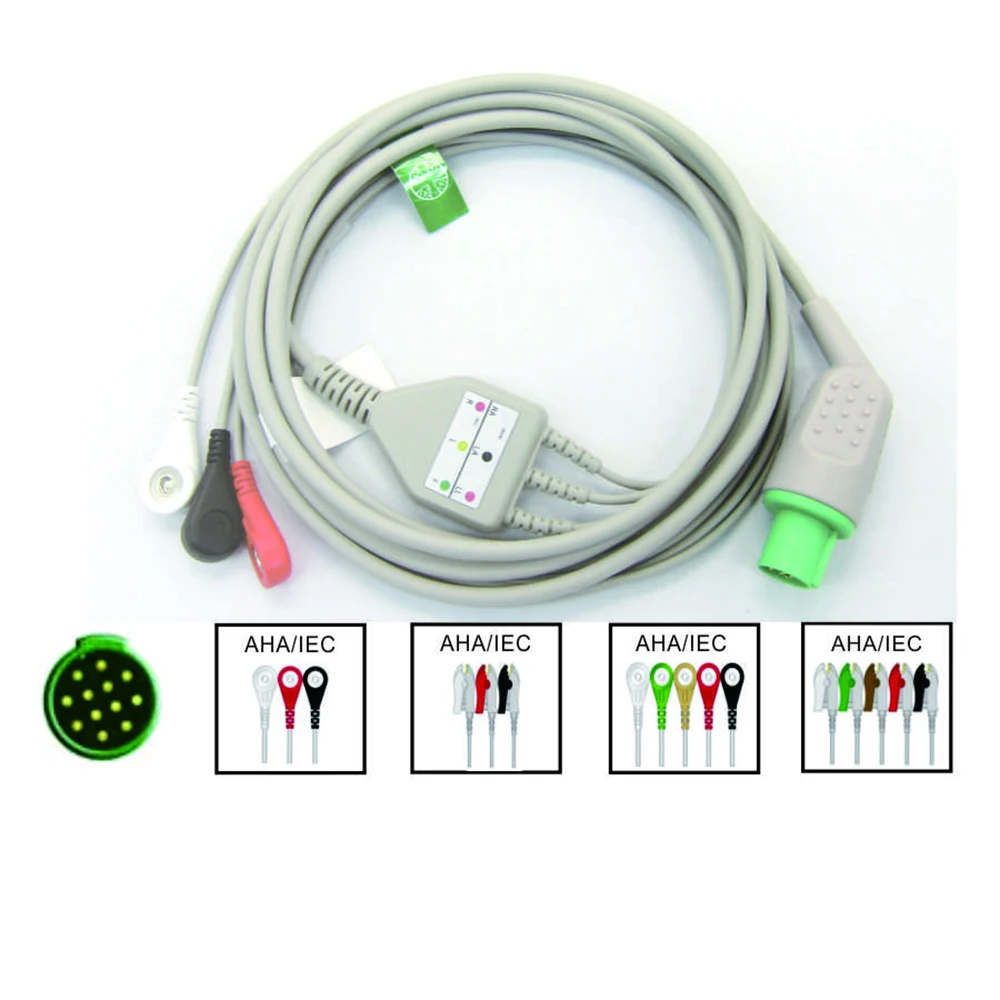 

Совместим с монитором пациента shiller argus LCM plus, кабелем ЭКГ с 3/5 проводами, используется для монитора данных ЭКГ, датчиком фонаря
