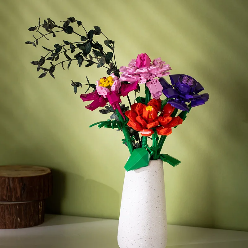 Flowers Building Blocks Rose Camellia Gardenia Hibiscus Chrysanthemum Carnation Sunflower DIY Assembly Toys Girl's Gift
Flowers Building Blocks Rose Camellia Gardenia Hibiscus Chrysanthemum Carnation Sunflower DIY Assembly Toys Girl's Gift