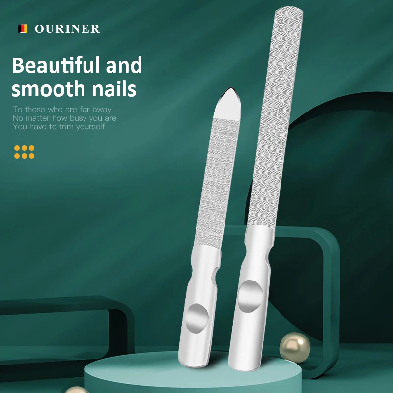 High-Quality Double Sided Nail Files Stainless Steel Manicure Pedicure Grooming For Professional Finger Toe Nail Care Tools
High-Quality Double Sided Nail Files Stainless Steel Manicure Pedicure Grooming For Professional Finger Toe Nail Care Tools