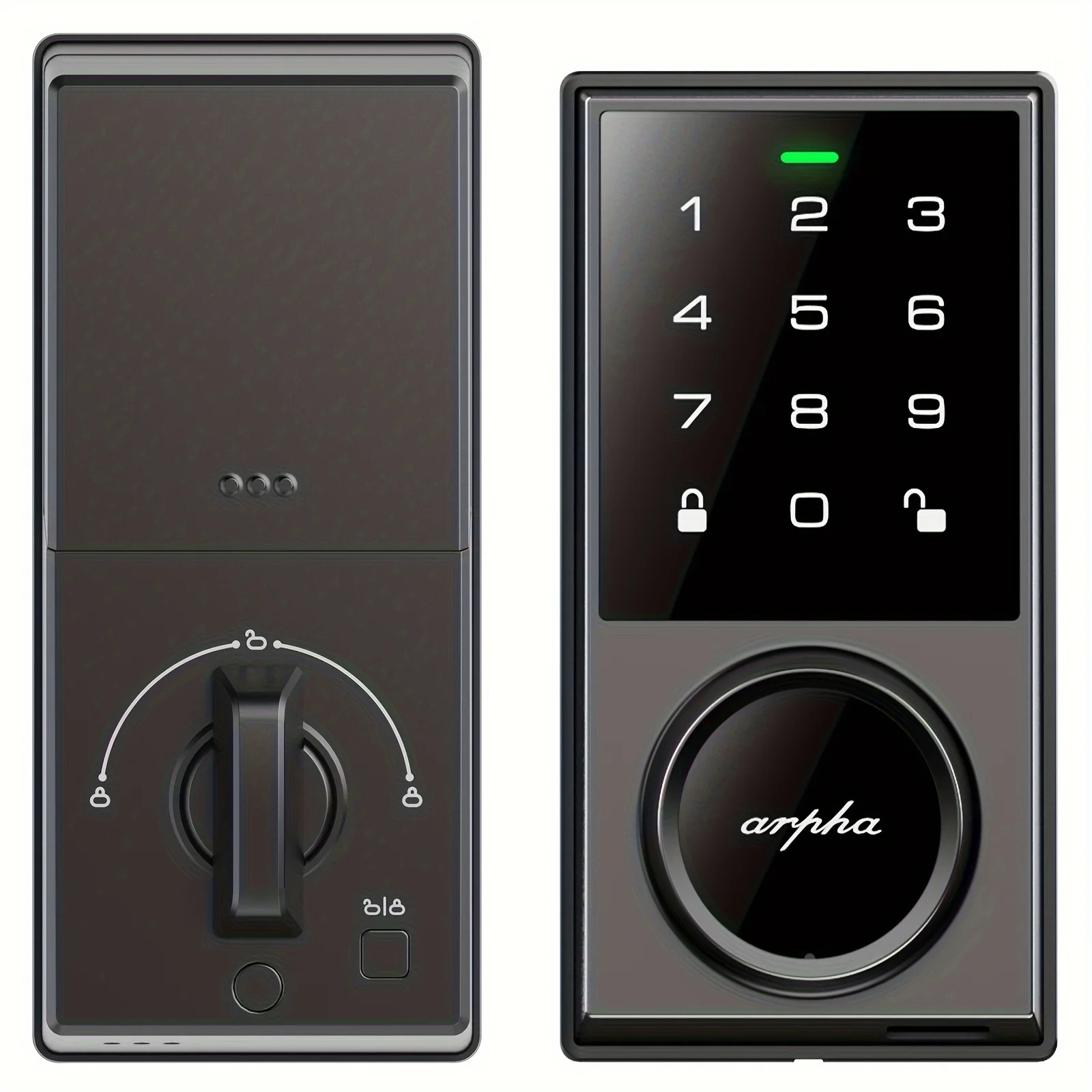 Aapha Keyless Entry Door Lock - Electronic Door Lock With Keypad, Easy Wake Up, 50 User Passwords, Anti-Peeping Door Lock, Low B
Aapha Keyless Entry Door Lock - Electronic Door Lock With Keypad, Easy Wake Up, 50 User Passwords, Anti-Peeping Door Lock, Low B