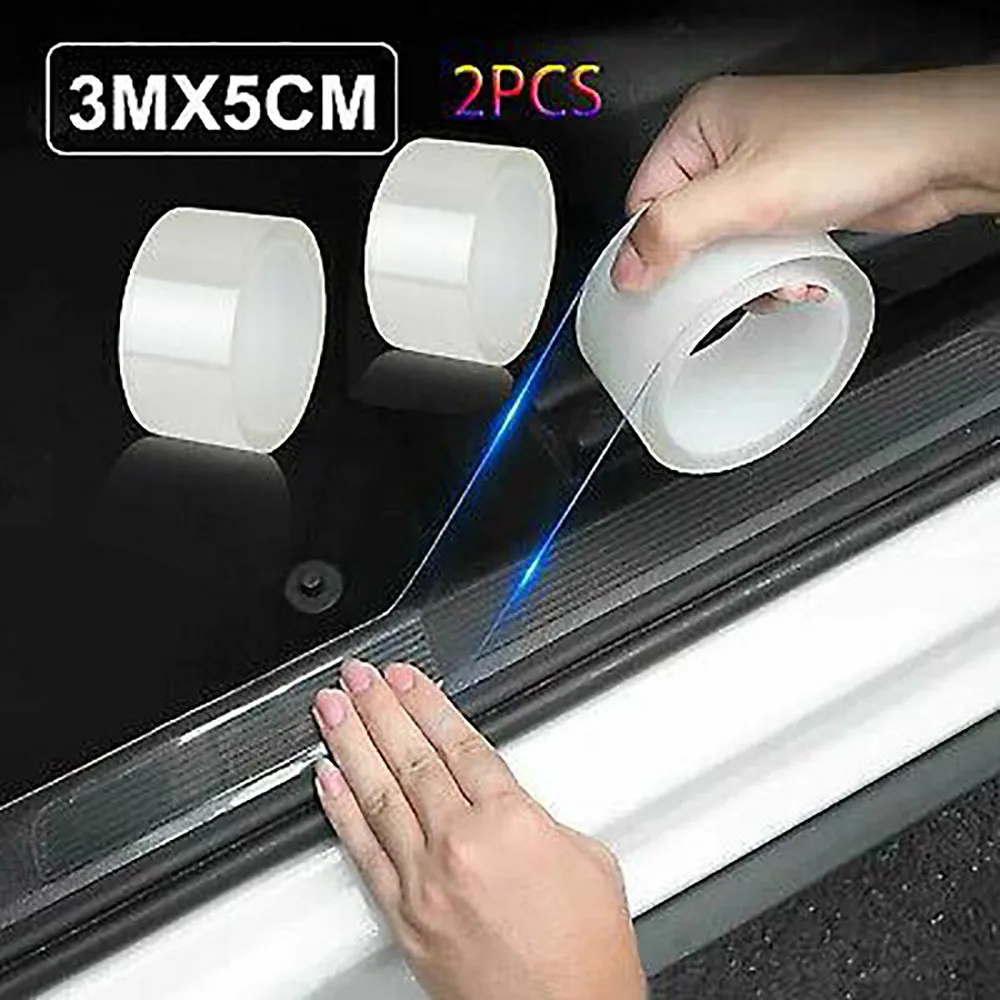 2pcs Transparent Sticker Car Door Edge Protector Door Sill Anti-collision Strip Car Protective Film For Styling Mouldings Guard
2pcs Transparent Sticker Car Door Edge Protector Door Sill Anti-collision Strip Car Protective Film For Styling Mouldings Guard