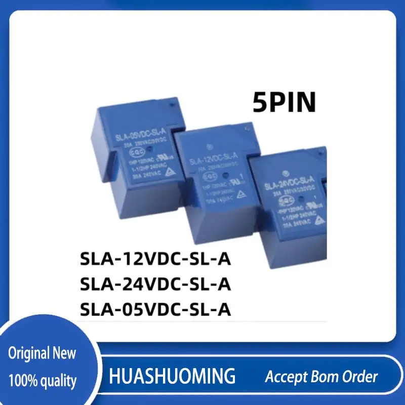 NEW 10PCS/LoT SLA-12VDC-SL-A SLA-24VDC-SL-A SLA-05VDC-SL-A SLA 12VDC SL A SLA12VDCSLA 5V 12V 24V 30A 250VAC 5PIN
NEW 10PCS/LoT SLA-12VDC-SL-A SLA-24VDC-SL-A SLA-05VDC-SL-A SLA 12VDC SL A SLA12VDCSLA 5V 12V 24V 30A 250VAC 5PIN