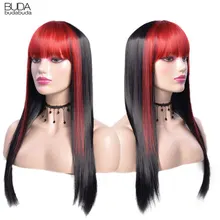 Budabuda Long Straight Wigs For Women With Bangs Wig Synthetic Hair Wig Cosplay Wigs Party Wigs For Cool Girl
Budabuda Long Straight Wigs For Women With Bangs Wig Synthetic Hair Wig Cosplay Wigs Party Wigs For Cool Girl