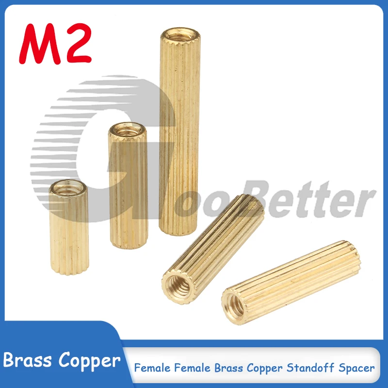 M2 Knurled Female Female Brass Copper Standoff Spacer Stud Board Threaded Pillar PCB Motherboard Spacer Hollow Bolt Screw Nut
M2 Knurled Female Female Brass Copper Standoff Spacer Stud Board Threaded Pillar PCB Motherboard Spacer Hollow Bolt Screw Nut