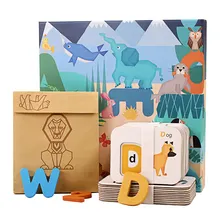 Numbers and Alphabets Flash Cards Set - ABC Wooden Letters and Numbers Animal Card Board Matching Puzzle Game Montessori
Numbers and Alphabets Flash Cards Set - ABC Wooden Letters and Numbers Animal Card Board Matching Puzzle Game Montessori