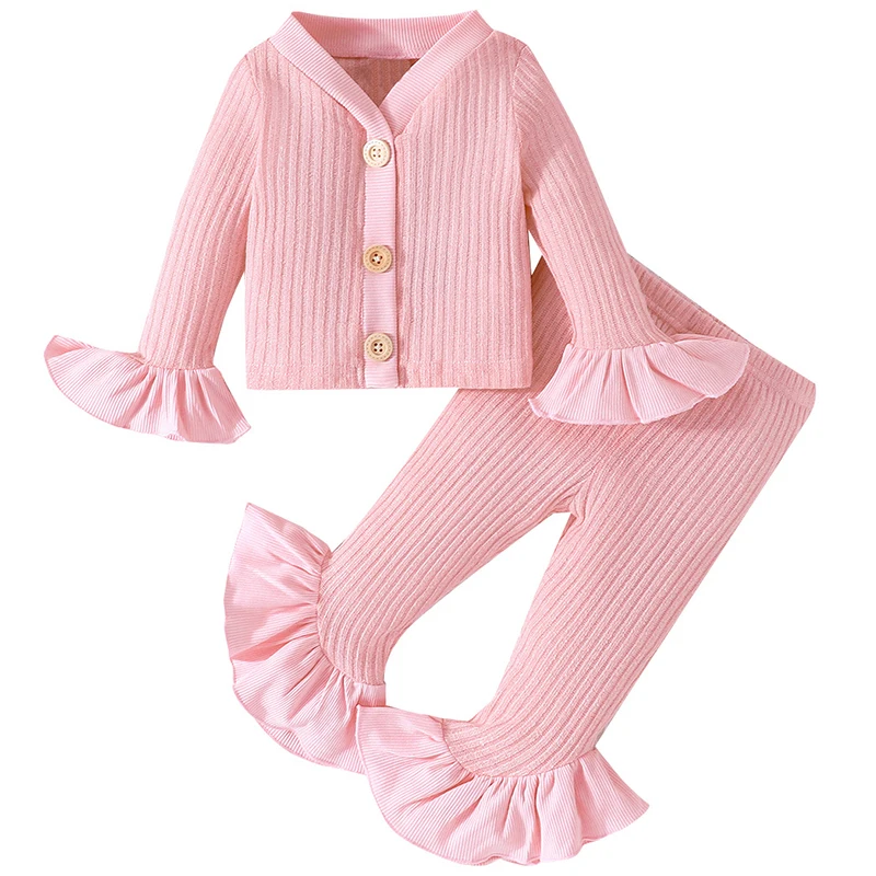 2Piece Spring Infant Girl Outfit Kids Boutique Clothes Korean Fashion Cotton Flare Tops+Pants Baby Luxury Clothing Set BC2437-1
2Piece Spring Infant Girl Outfit Kids Boutique Clothes Korean Fashion Cotton Flare Tops+Pants Baby Luxury Clothing Set BC2437-1