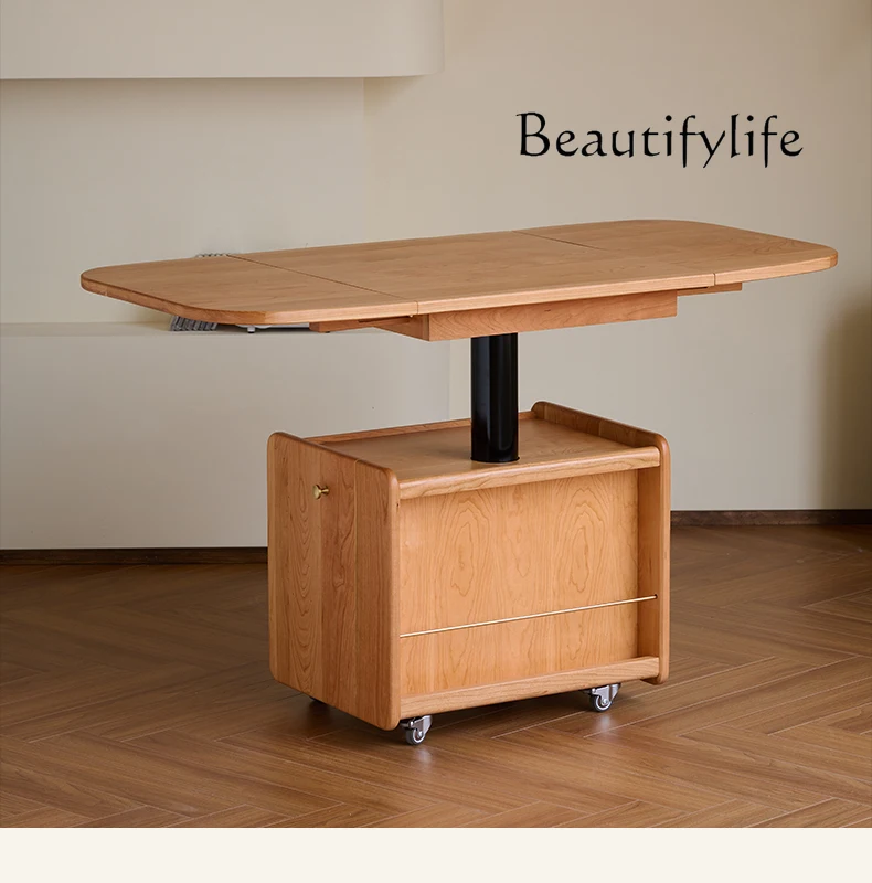 Lifting Foldable Coffee Table Cherrywood Solid Wood Log Style Living Room Small Apartment Sofa Side Table
Lifting Foldable Coffee Table Cherrywood Solid Wood Log Style Living Room Small Apartment Sofa Side Table