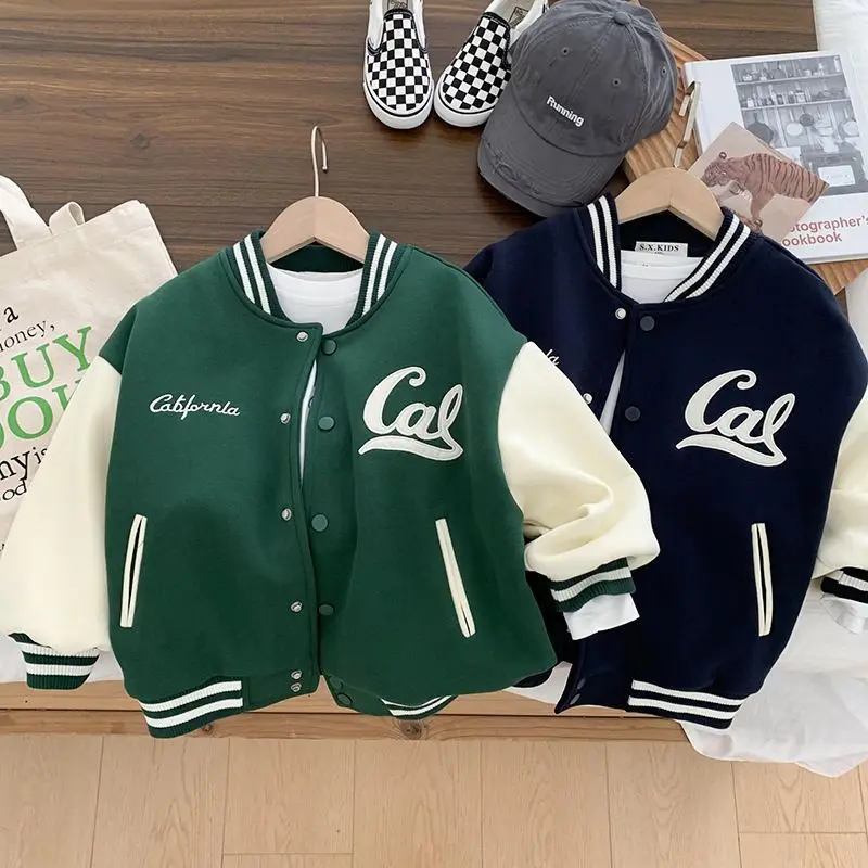 Fashion Baby Girl Boy Colored Baseball Suit Jacket Autumn Children Casual Sports Top Coat Outerwear Kids Clothing 1-10 Years
Fashion Baby Girl Boy Colored Baseball Suit Jacket Autumn Children Casual Sports Top Coat Outerwear Kids Clothing 1-10 Years