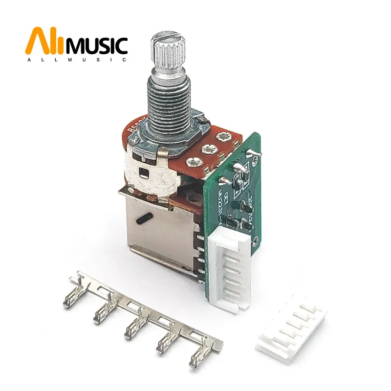 6Pcs Guitar Push Pull Potentiometer B500K Pre-wired with PCB Coil Split Function Prewired Pots
6Pcs Guitar Push Pull Potentiometer B500K Pre-wired with PCB Coil Split Function Prewired Pots