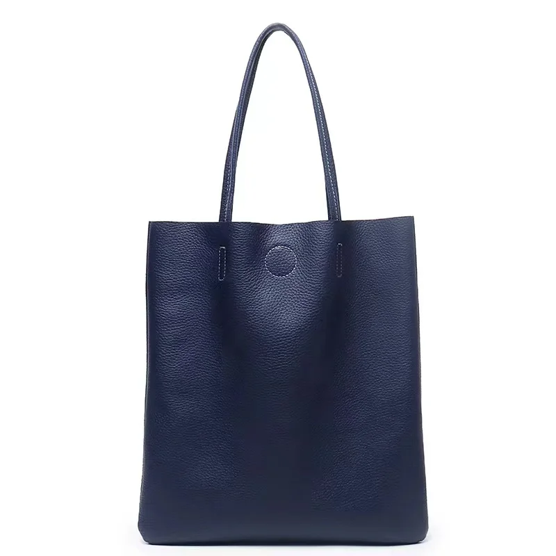 Genuine Leather Women's Bag Japanese Korean Style Bucket Handbag Simple Retro Soft First Layer Cowhide Tote Bag
Genuine Leather Women's Bag Japanese Korean Style Bucket Handbag Simple Retro Soft First Layer Cowhide Tote Bag