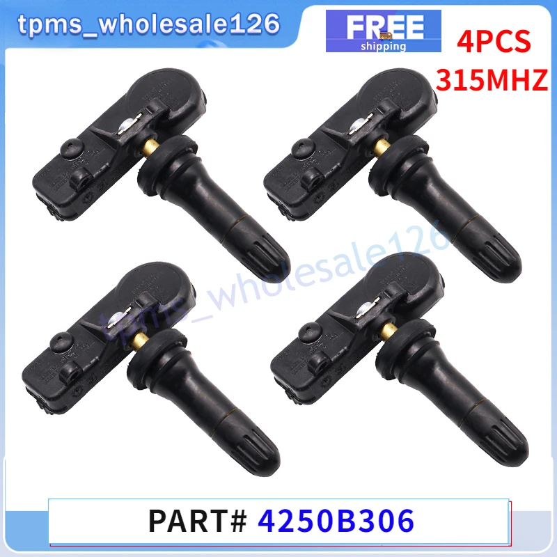 4250B306 TPMS Car Tire Sensor 4PCS For Mitsubishi Tyre Pressure Monitor System 315MHZ
4250B306 TPMS Car Tire Sensor 4PCS For Mitsubishi Tyre Pressure Monitor System 315MHZ