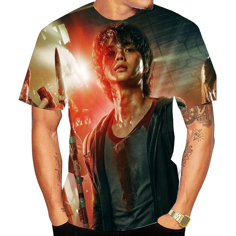 Sweet Home T Shirts For Men Korea Drama 3d Printing Horror Boys Kids y2k Tops Ropa Hombre Streetwear Personality O Neck T-shirt
Sweet Home T Shirts For Men Korea Drama 3d Printing Horror Boys Kids y2k Tops Ropa Hombre Streetwear Personality O Neck T-shirt