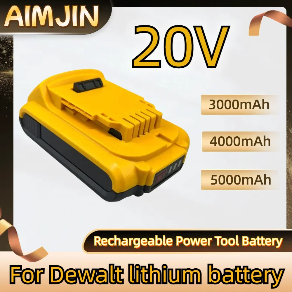 20V 3.0Ah/4.0Ah/5.0Ah Li-ion Rechargeable Battery For DeWalt DCB180 DCB181 DCB182 DCB206 Wireless power tool battery replacement
20V 3.0Ah/4.0Ah/5.0Ah Li-ion Rechargeable Battery For DeWalt DCB180 DCB181 DCB182 DCB206 Wireless power tool battery replacement