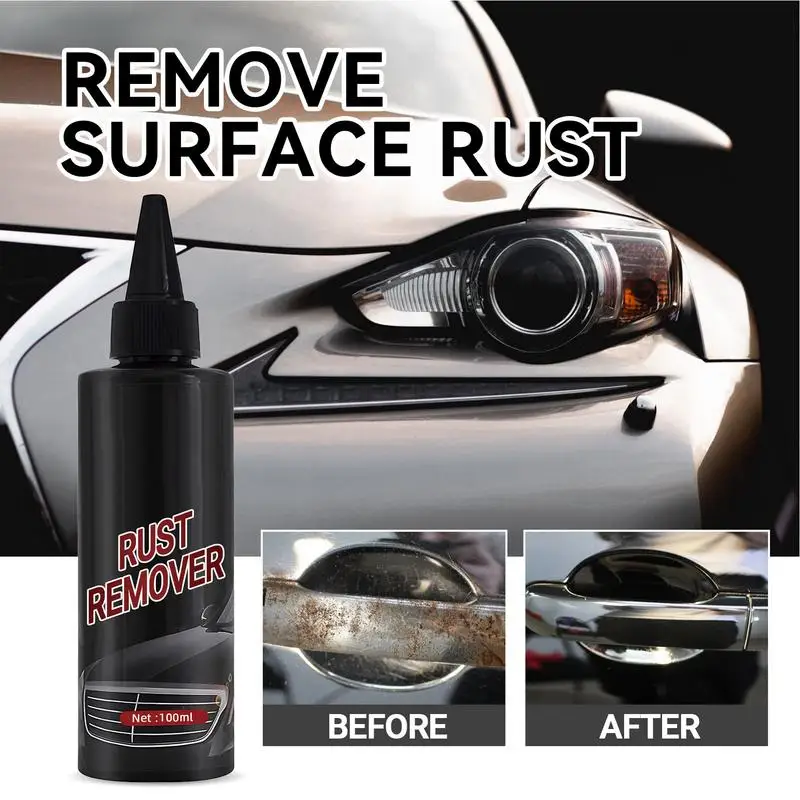 

Car Rust Remover Multifunctional metal Polishing Renewal Agent Wheel Hub Cleaner 100ml Mild Formula cleaning rust remover