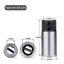 Woodworking Drill Row Cross Sleeve Clamp Cross/One Type Drill Sleeve Base For Wood Drill Bit On Drilling Rig Collet Chuck
Woodworking Drill Row Cross Sleeve Clamp Cross/One Type Drill Sleeve Base For Wood Drill Bit On Drilling Rig Collet Chuck