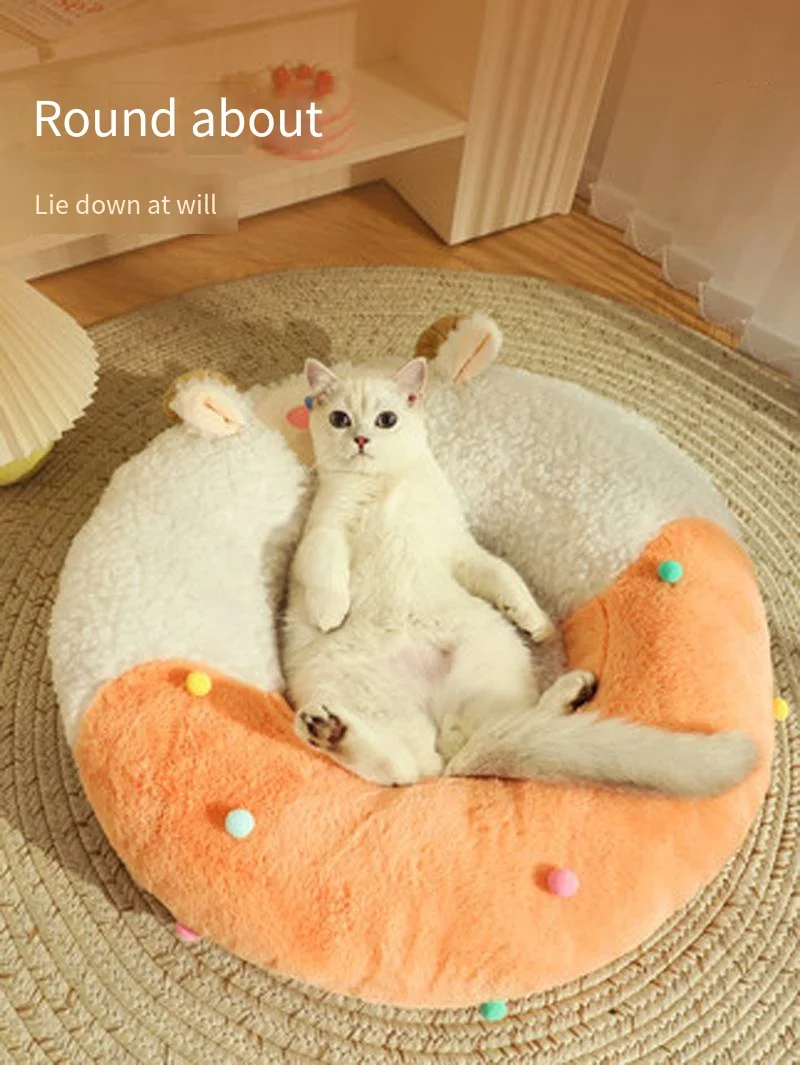 1Pcs New Cat Nest Match Color Lovely Round Soft Comfortable Non Slip Drop Glue Sofa Sleeping Pad Household Pet Supplies JJ644
1Pcs New Cat Nest Match Color Lovely Round Soft Comfortable Non Slip Drop Glue Sofa Sleeping Pad Household Pet Supplies JJ644