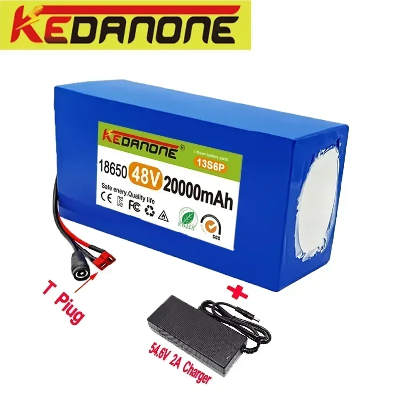 eléctrica Batería de 13S6P bicicletamotor de 18650 W-1000W, DC 1200 V, con 25A BMS y cargador 2A, 48V,20Ah,30Ah, 54,6VCharger
eléctrica Batería de 13S6P bicicletamotor de 18650 W-1000W, DC 1200 V, con 25A BMS y cargador 2A, 48V,20Ah,30Ah, 54,6VCharger