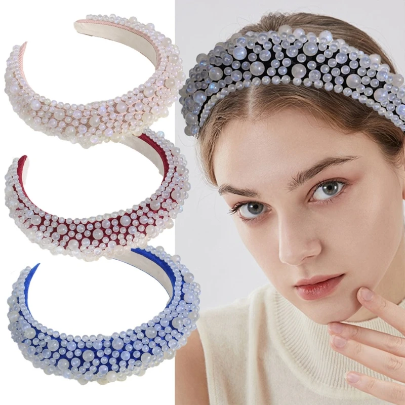 Chic Headpiece Prom Birthday Hair Bands Sparkly Headwear Glinting Pearls Elegant Lady Hair Headpiece Accessories
Chic Headpiece Prom Birthday Hair Bands Sparkly Headwear Glinting Pearls Elegant Lady Hair Headpiece Accessories