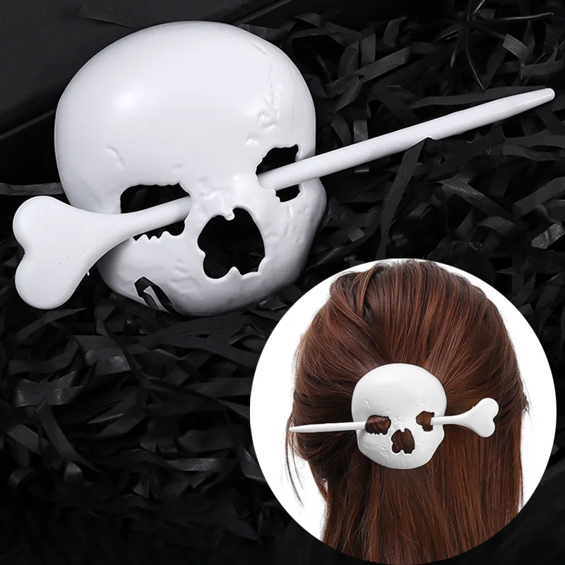 Cute Skull Hair Sticks Creative Skull Head Retro Hairpin for Women Hair Fork Clip Pin Punk Halloween Decoration Hair Accessories
Cute Skull Hair Sticks Creative Skull Head Retro Hairpin for Women Hair Fork Clip Pin Punk Halloween Decoration Hair Accessories
