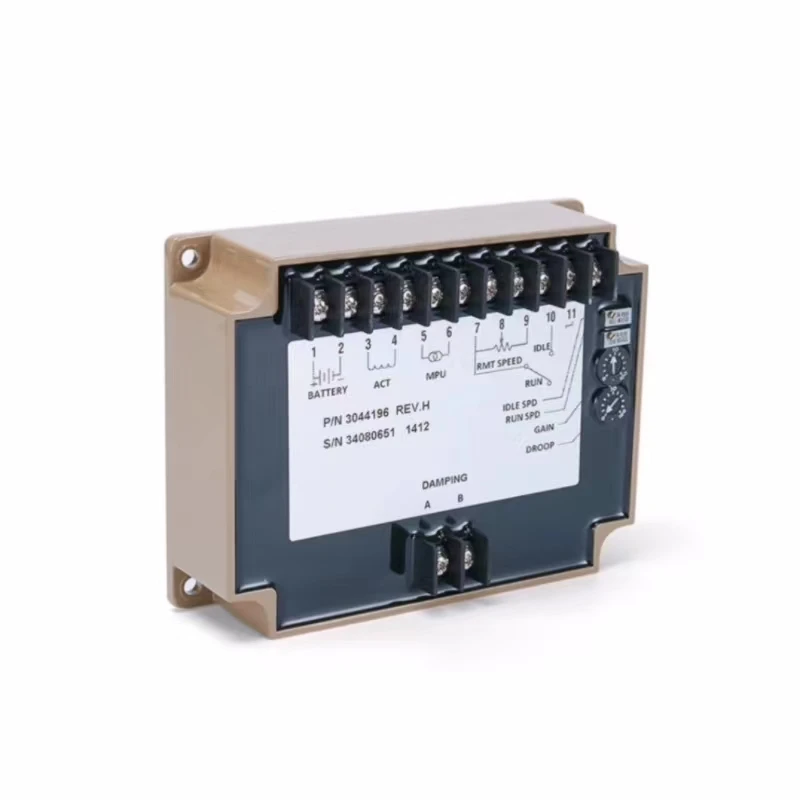 Аксессуары для дизельного генератора Cummins, панель управления скоростью 3044196
Аксессуары для дизельного генератора Cummins, панель управления скоростью 3044196