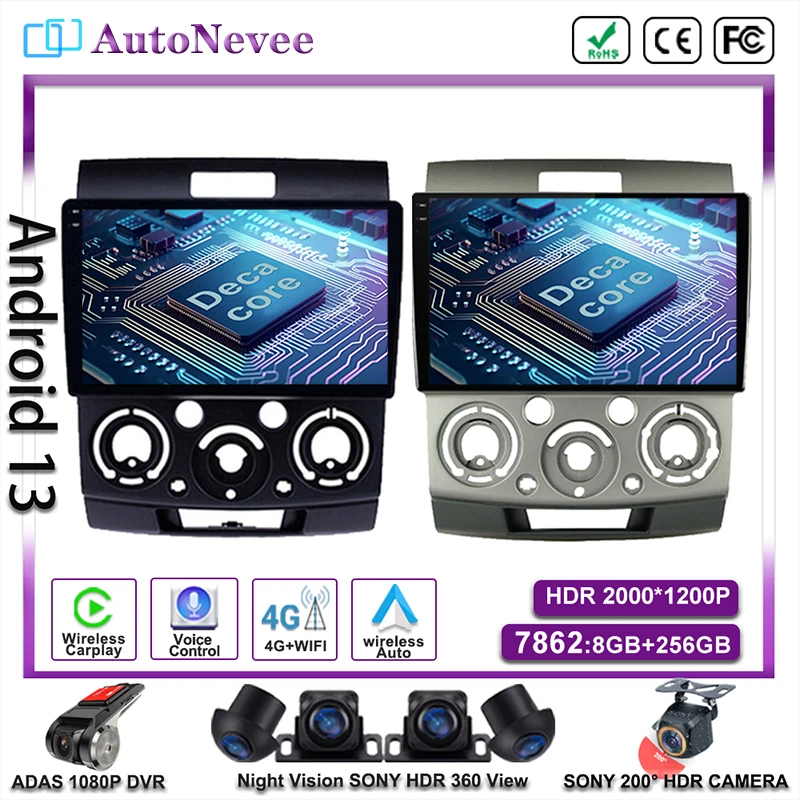 Android 2DIN для Ford Everest Ranger для Mazda BT50 BT-50 2006-2011, мультимедийный автомобильный плеер, Авторадио, навигация, GPS, стерео, DVD
Android 2DIN для Ford Everest Ranger для Mazda BT50 BT-50 2006-2011, мультимедийный автомобильный плеер, Авторадио, навигация, GPS, стерео, DVD