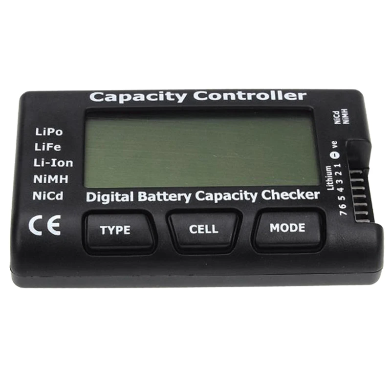 

Cellmeter-7 Digital Battery Capacity Checker, RC Cellmeter 7 For Lipo Life Li-Ion Nimh Nicd