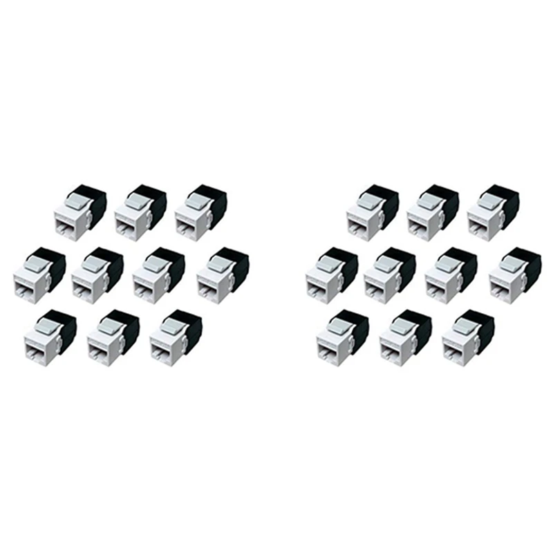 50-Pack Cat6a RJ45 Keystone Jack - Cat6 Compatible -180 Degree Toolless -Ethernet Wall Jack -Cat6a Network Coupler
50-Pack Cat6a RJ45 Keystone Jack - Cat6 Compatible -180 Degree Toolless -Ethernet Wall Jack -Cat6a Network Coupler