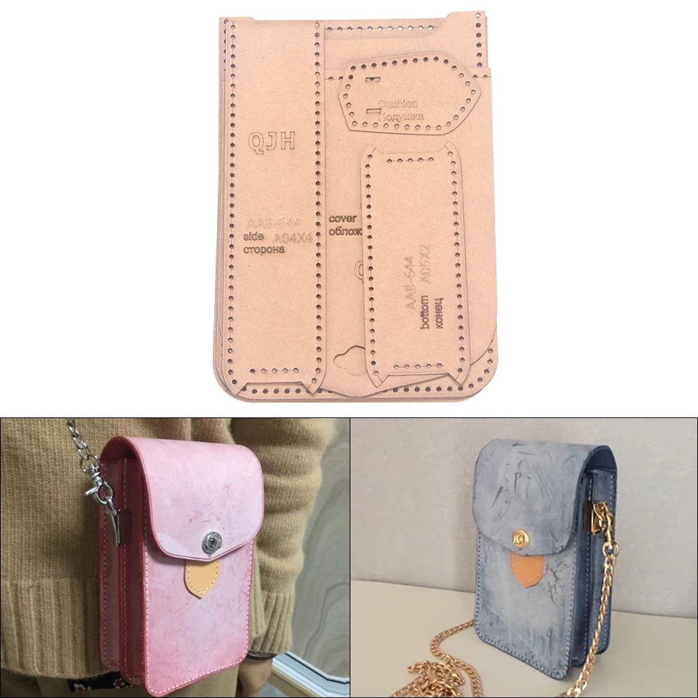 Mobile Phone Bag Shoulder Messenger Bag Acrylic Drawing DIY Handmade Leather Goods Version Pattern Design Paper Pattern Template
Mobile Phone Bag Shoulder Messenger Bag Acrylic Drawing DIY Handmade Leather Goods Version Pattern Design Paper Pattern Template