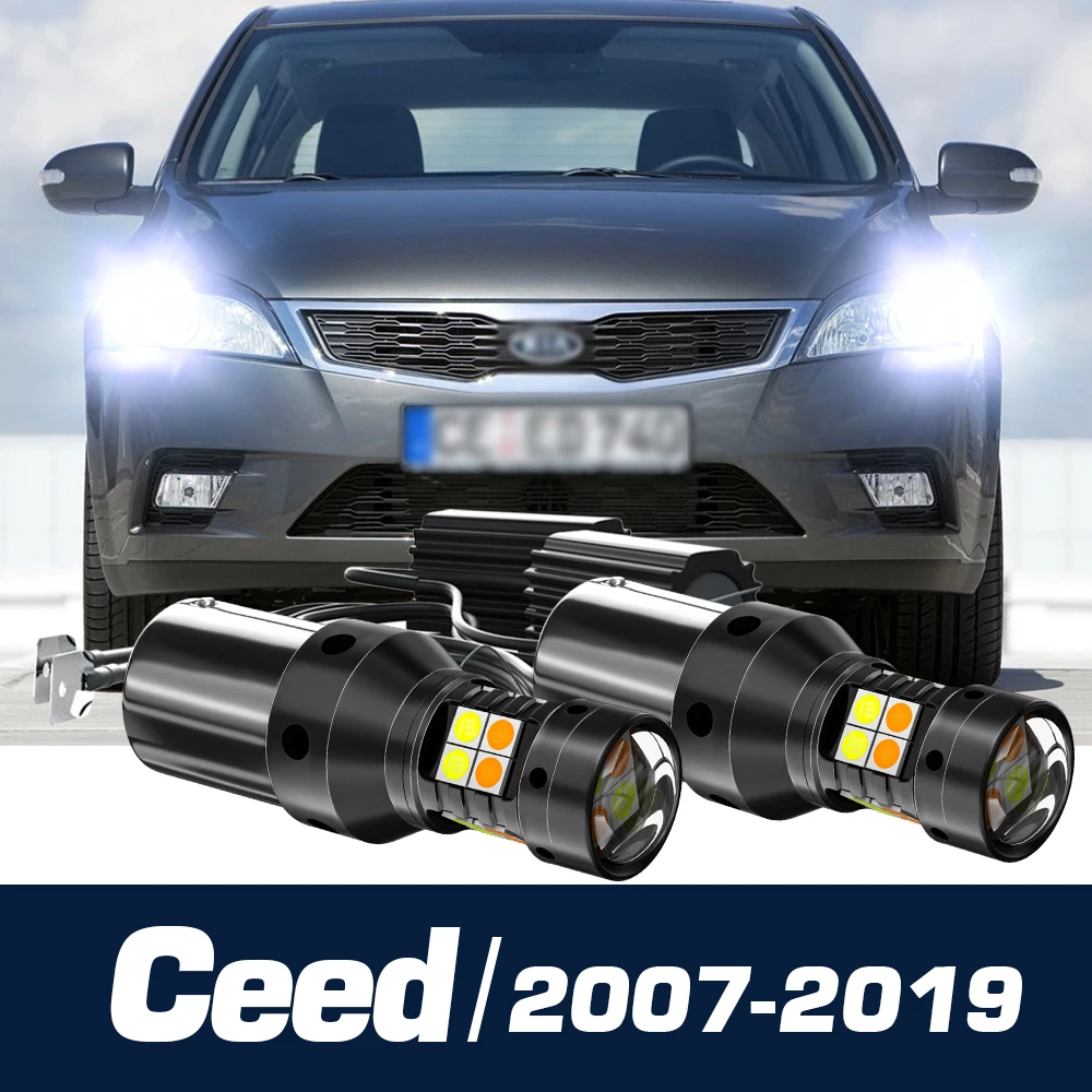 2pcs LED Dual Mode Turn Signal+Daytime Running Light Canbus Accessories DRL For Kia Ceed 2007-2019 2010 2011 2012 2013 2014 2015
2pcs LED Dual Mode Turn Signal+Daytime Running Light Canbus Accessories DRL For Kia Ceed 2007-2019 2010 2011 2012 2013 2014 2015