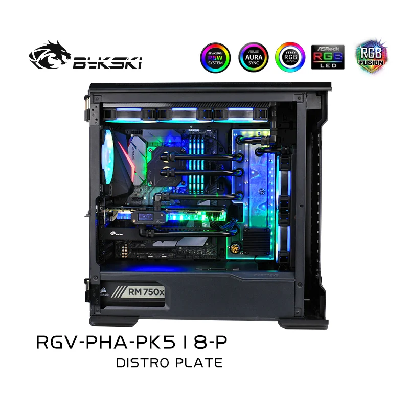Bykski Waterway Board Kit For PHANTEKS PK518 Case, Water Reservoir For PC CPU GPU Cooling System 5V/12V RGV-PHA-PK518-P
Bykski Waterway Board Kit For PHANTEKS PK518 Case, Water Reservoir For PC CPU GPU Cooling System 5V/12V RGV-PHA-PK518-P