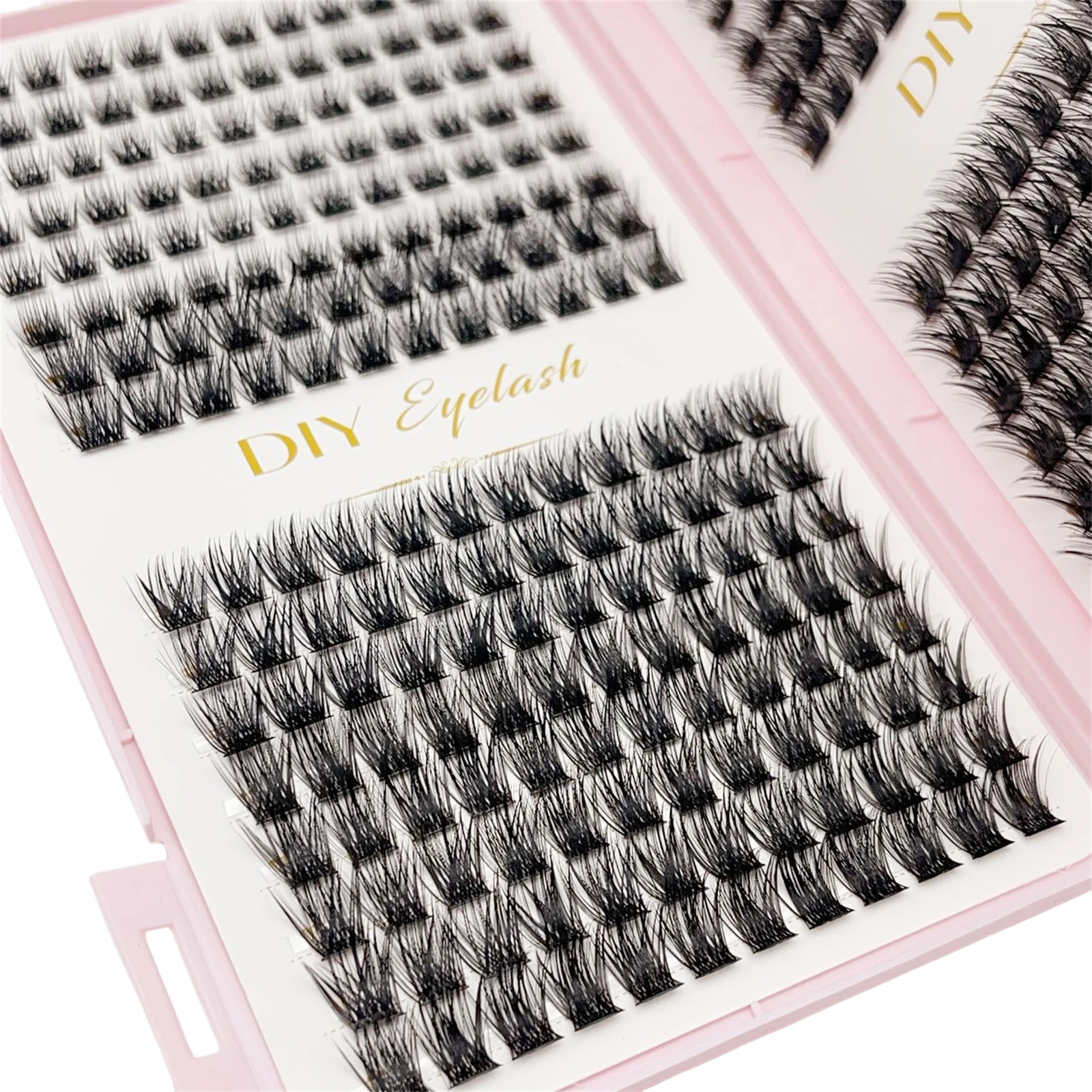 384pcs cluster lashes individual Extensions False Lashes Book Clusters DIY Home Application Cluster Makeup for Eyelash 3 S05e290058be44514a0275e5c8c5eaa49W
