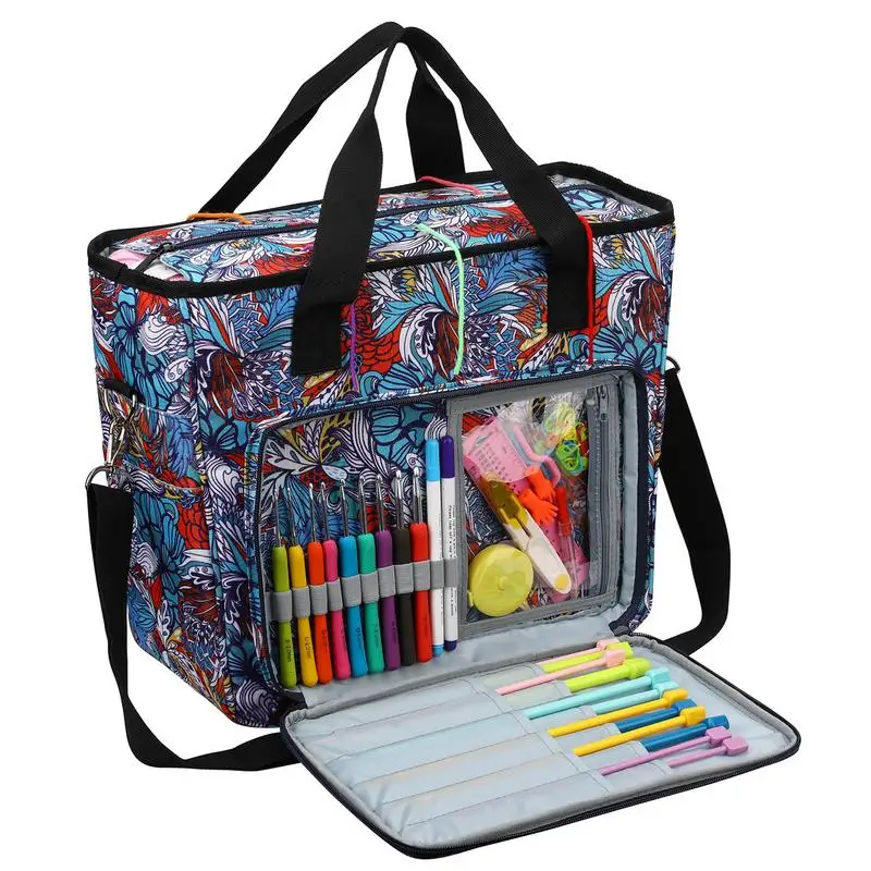 Knitting Storage Bag Portable Yarn Needle Storage Container Reusable Large Capacity Scissor Storage Bag For Home Accessories
Knitting Storage Bag Portable Yarn Needle Storage Container Reusable Large Capacity Scissor Storage Bag For Home Accessories