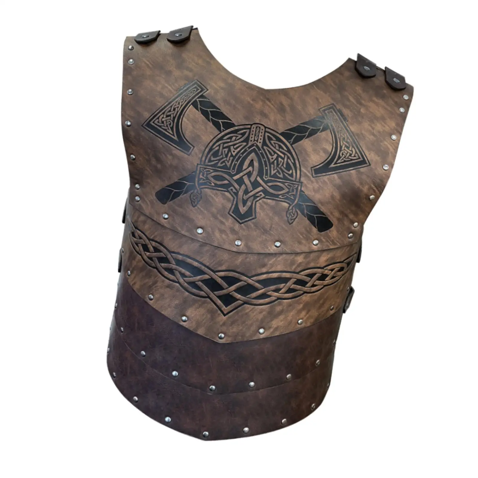 Viking soldier armor Adjustable Strap Metal Rivets Party Costume Body Armor Gothic for Halloween Dress up Clothing Party Larp
Viking soldier armor Adjustable Strap Metal Rivets Party Costume Body Armor Gothic for Halloween Dress up Clothing Party Larp