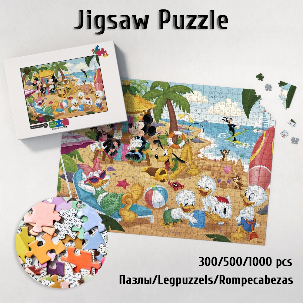 Mickeys Beach Large Adult Jigsaw Unique Design Disney Together Time Collection Diy Puzzle Game Educational Toys for Kids Adults
Mickeys Beach Large Adult Jigsaw Unique Design Disney Together Time Collection Diy Puzzle Game Educational Toys for Kids Adults