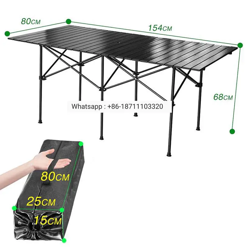 Folding Camping Wood Table Outdoor Egg Roll Camp Portable Picnic Table with Storage Bag Multi Functional for Travel Beach Garden
Folding Camping Wood Table Outdoor Egg Roll Camp Portable Picnic Table with Storage Bag Multi Functional for Travel Beach Garden