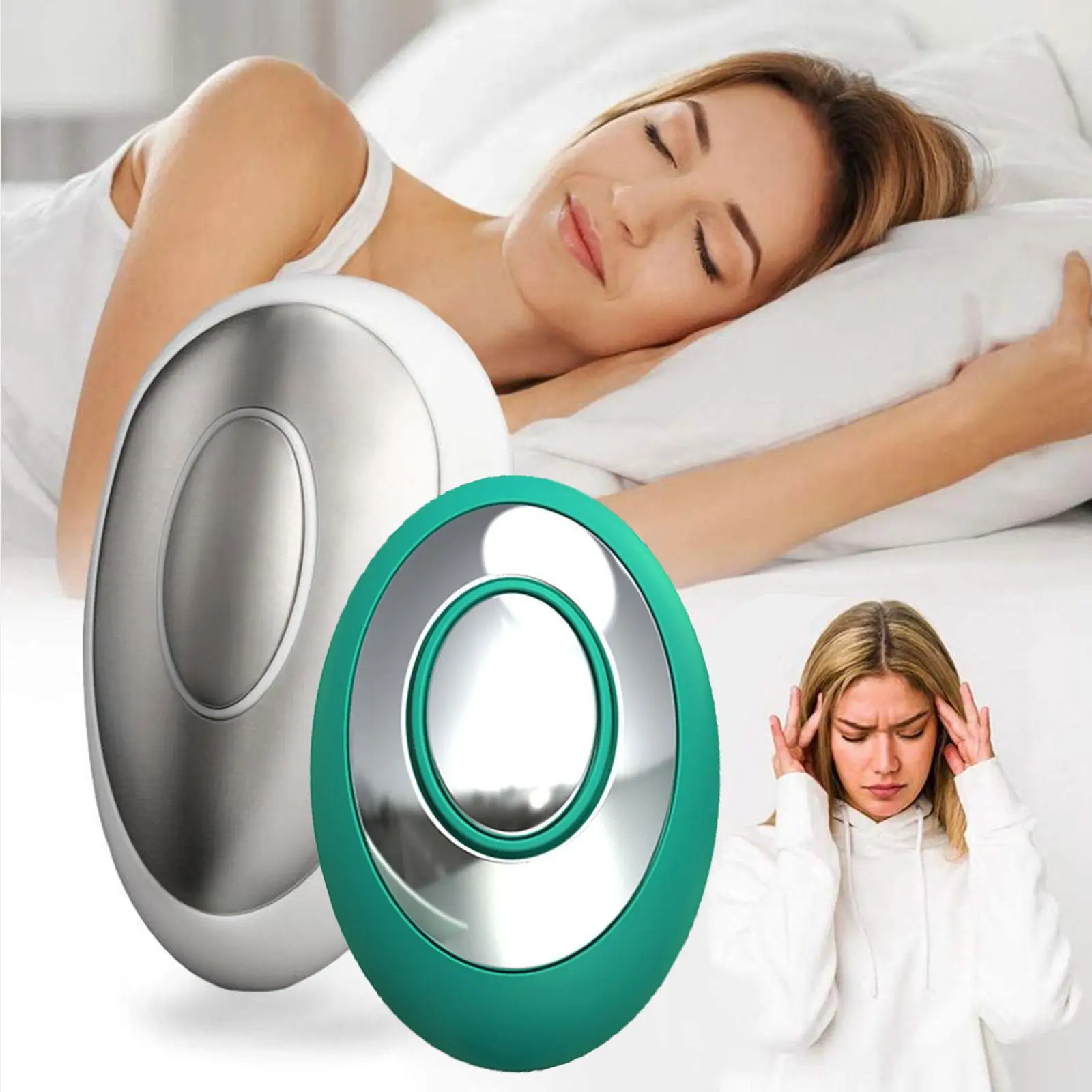 

Hand-Held Sleep Aid Device Microcurrent Insomnia Relief Sleep Assistant Electronic Pulse Calm Nerve Sleeping Assistance Tool