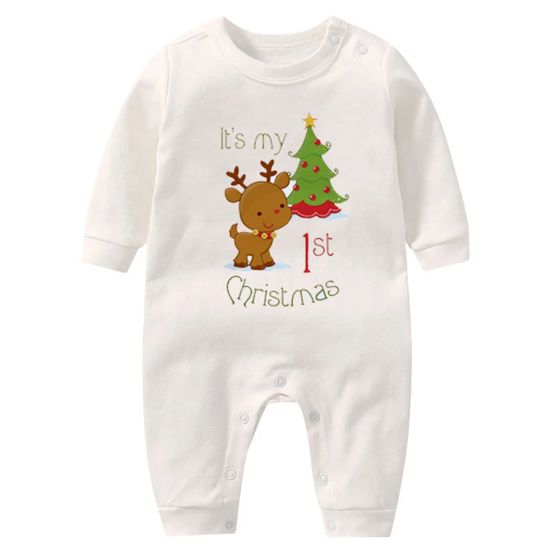 My 1st Christmas Print Baby Cotton Sleepsuit Bodysuit Newborn Coming Home Hospital Outfit Xmas Party Infant Long Sleeve Romper
My 1st Christmas Print Baby Cotton Sleepsuit Bodysuit Newborn Coming Home Hospital Outfit Xmas Party Infant Long Sleeve Romper