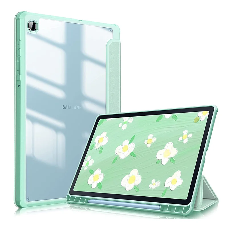 For Samsung Galaxy Tab S6 Lite 10.4 inch 2022 P613 Case Trifold Transparent Back Tablet Cover For Tab S6 Lite 2020 SM-P610 Case
For Samsung Galaxy Tab S6 Lite 10.4 inch 2022 P613 Case Trifold Transparent Back Tablet Cover For Tab S6 Lite 2020 SM-P610 Case