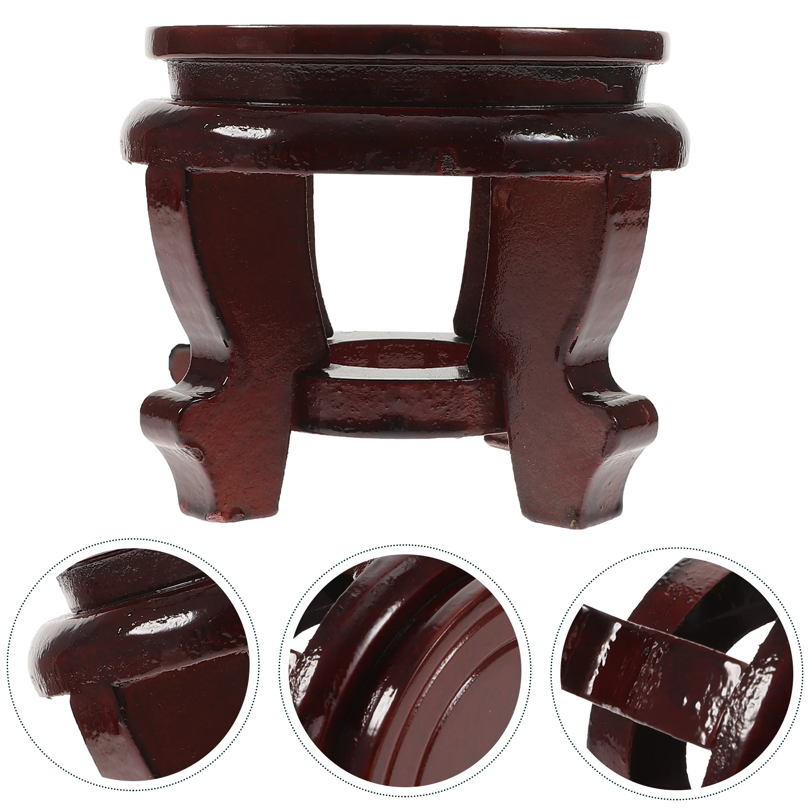 Flower Pot Base Plant Stand for Home Display Reliable Green Holder Wood Ornament
Flower Pot Base Plant Stand for Home Display Reliable Green Holder Wood Ornament