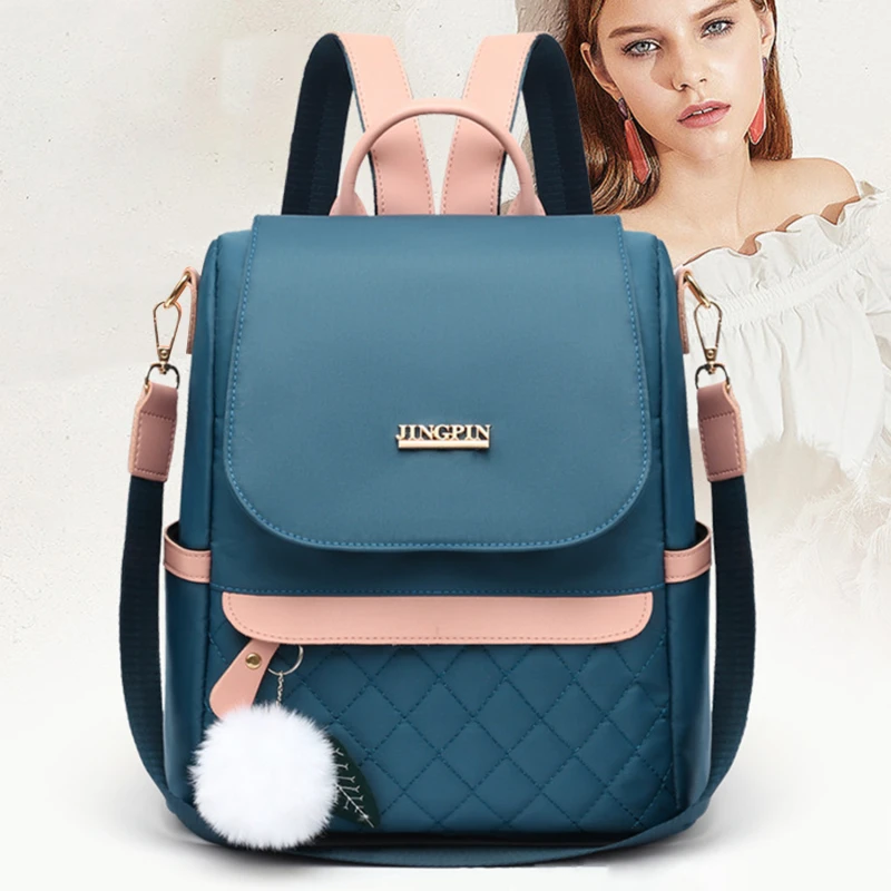 Large Capacity Backpack Oxford Fabric Student School Bags Crossbody Handheld Backpack Pencil Case Women Travel Fashion Backpack
Large Capacity Backpack Oxford Fabric Student School Bags Crossbody Handheld Backpack Pencil Case Women Travel Fashion Backpack