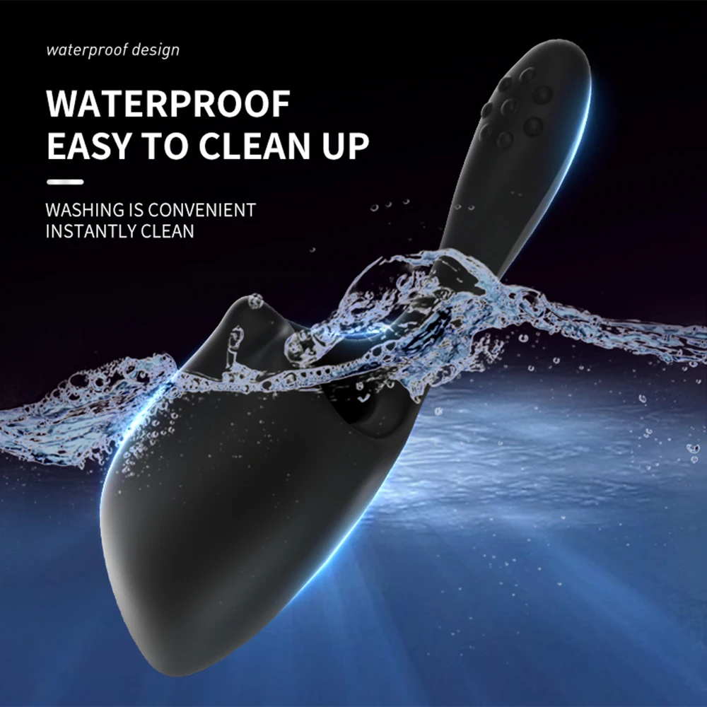 Tasse de léchage de langue automatique pour hommes, vibrateur à 10 vitesses, entraîneur de retard de pénis, masseur de gland, jouets sexuels pour adultes de 18 ans et plus 4